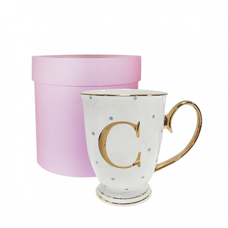 Monogram Spotty Mug - C