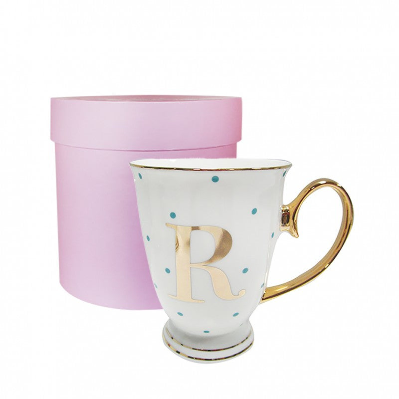 Monogram Spotty Mug - R