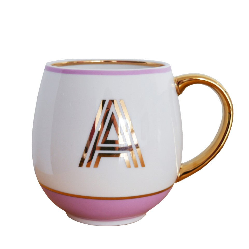 Bombay Duck Library Monogram Mugs