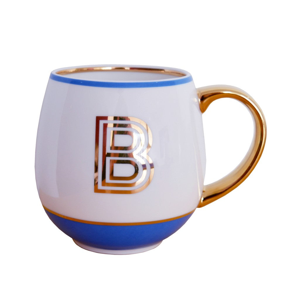 Bombay Duck Library Monogram Mugs