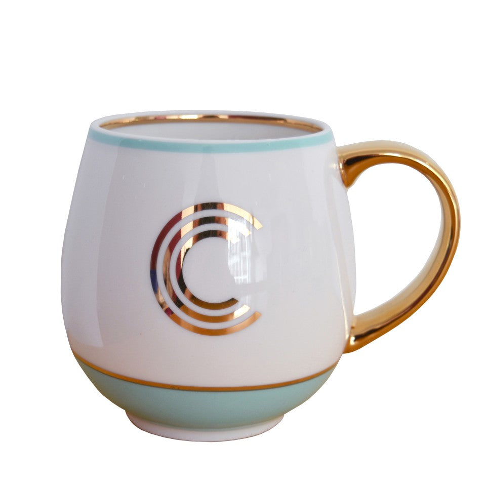 Bombay Duck Library Monogram Mugs