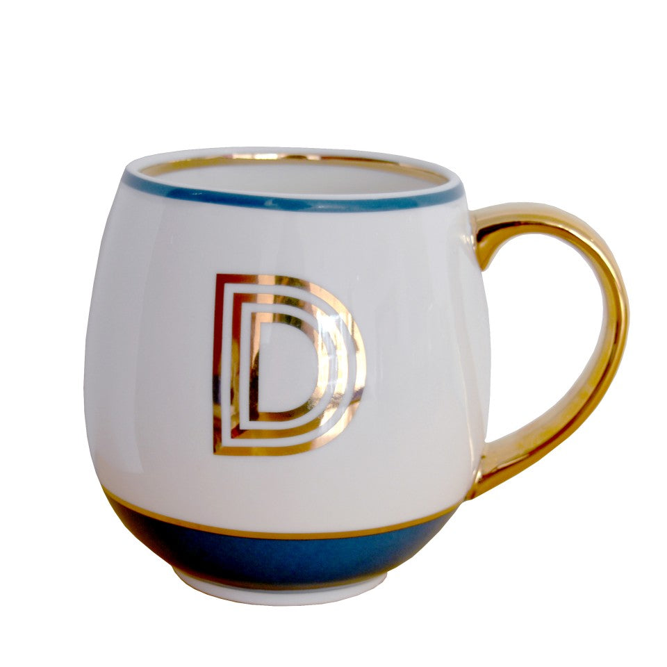 Bombay Duck Library Monogram Mugs