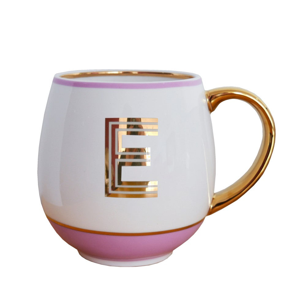Bombay Duck Library Monogram Mugs