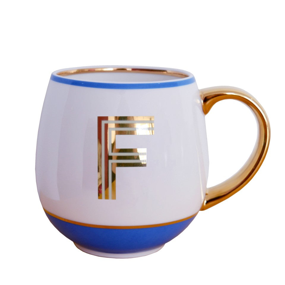 Bombay Duck Library Monogram Mugs