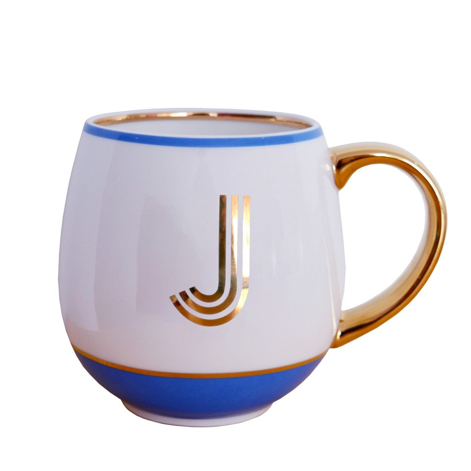 Bombay Duck Library Monogram Mugs