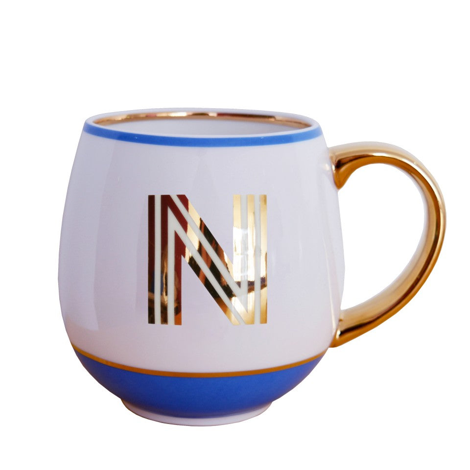 Bombay Duck Library Monogram Mugs
