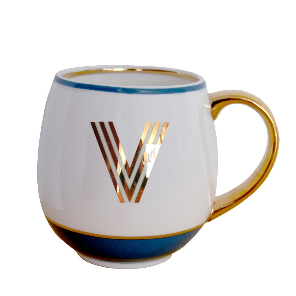 Bombay Duck Library Monogram Mugs