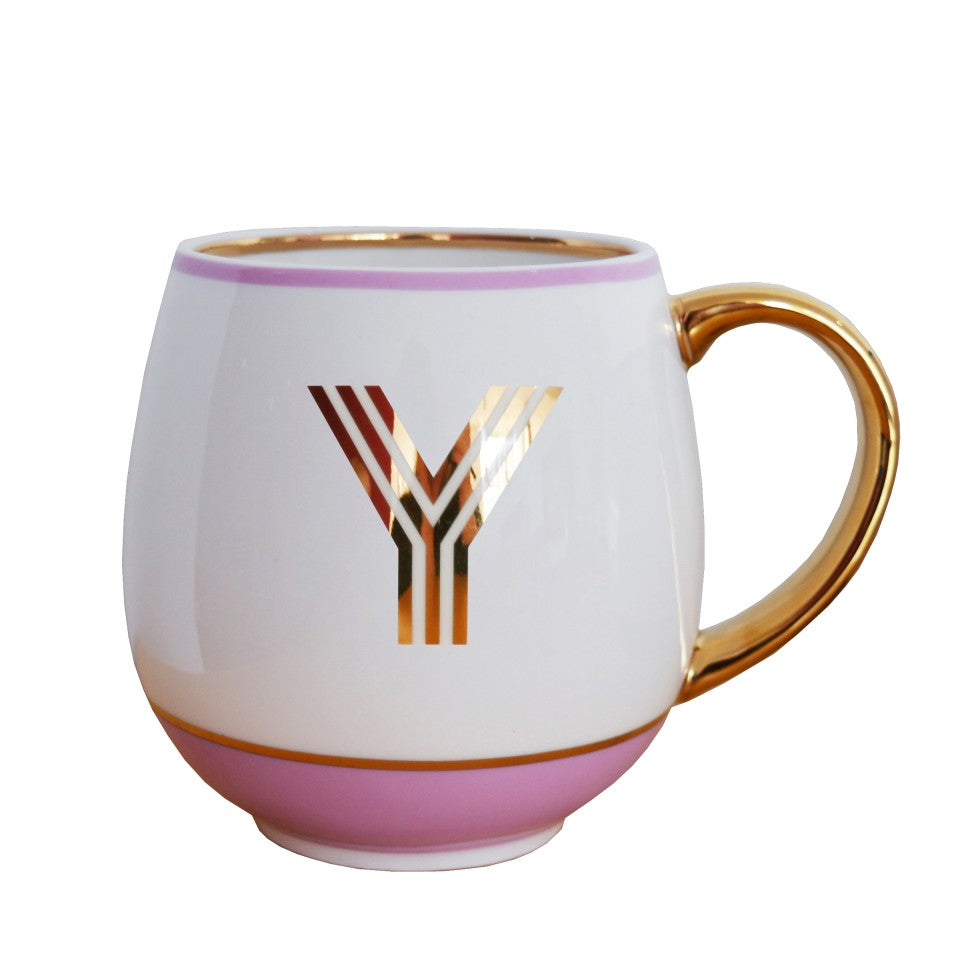 Bombay Duck Library Monogram Mugs