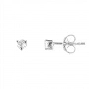 Juvi Earrings - Tiny Gemstone Studs -Sterling Silver
