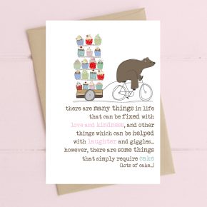 Dandelion Card - fixed with love and kindness