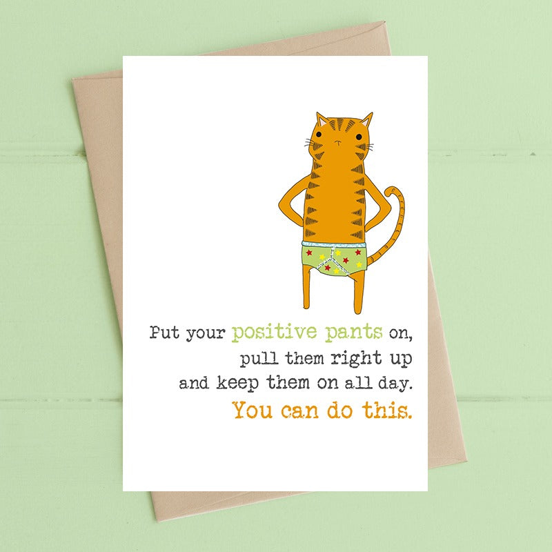 Dandelion Card - Good Luck Positive Pants