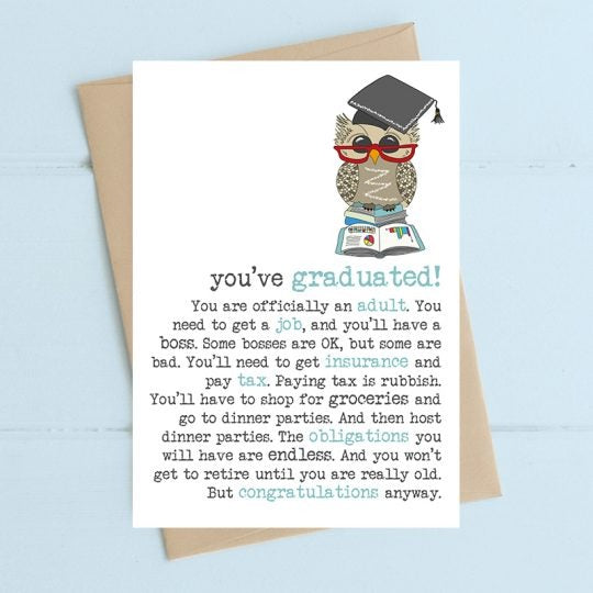Dandelion Card - You've Graduated