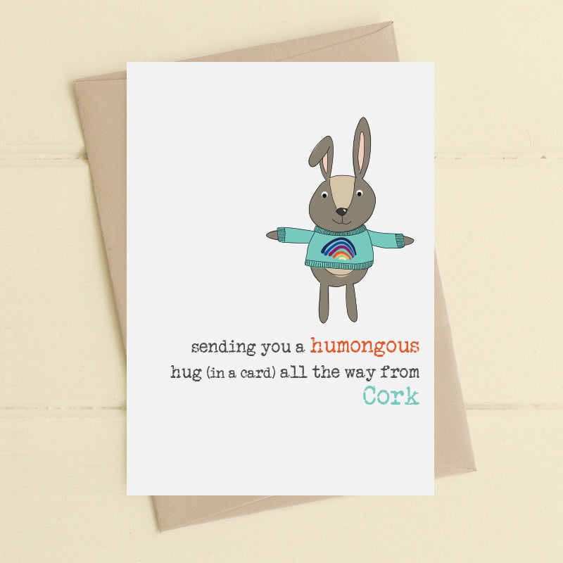 Dandelion Card - Hug from Cork