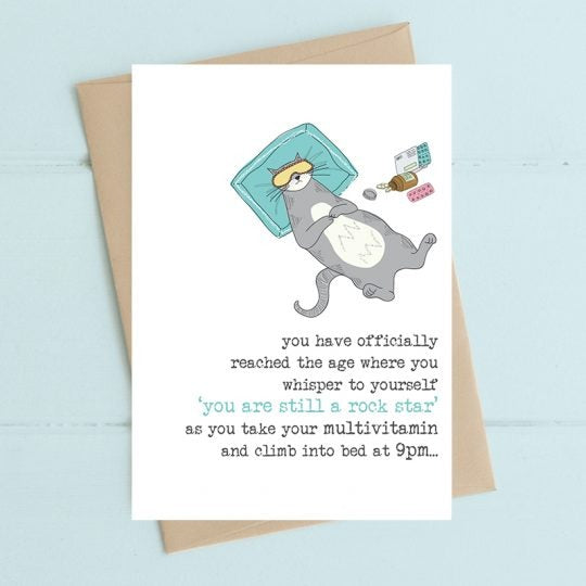 Dandelion Card - Birthday Rockstar