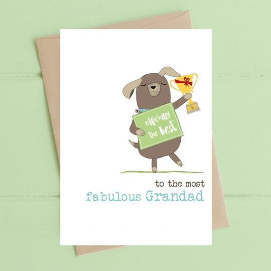 Dandelion Card - Fabulous Grandad