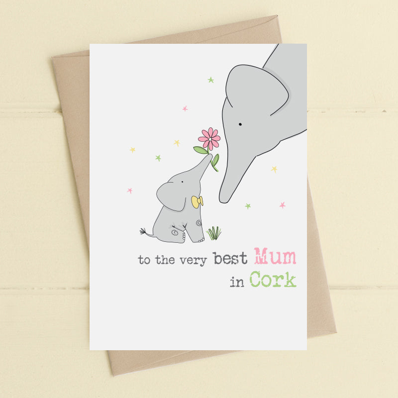 Dandelion Card - Best Mum in Cork