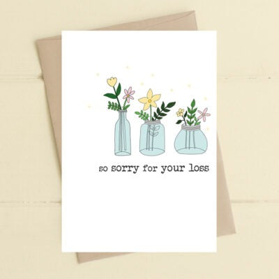 Dandelion Card - Sorry for your loss