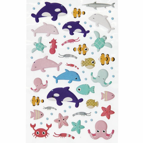 Paper Poetry Stickers - 3D Underwater World