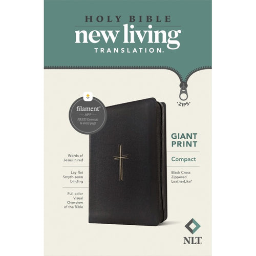 NLT - Filament Compact Giant Print Zipper Bible