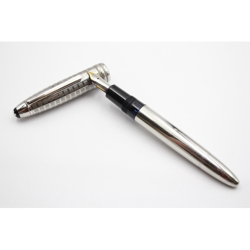 Pre-Owned Pen - Montblanc Meisterstuck LeGrand Solitaire Stainless Steel II 146 Fountain Pen