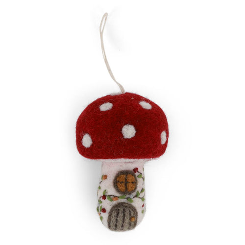 Gry & Sif Decoration - Felt Mushroom House