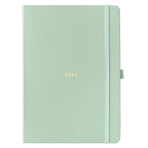 Busy B 2025 Diary - Dual Schedule / Day a Page - Sage