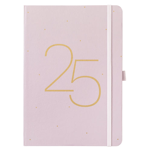 Busy B 2025 Diary - A5 Week to View - Pink