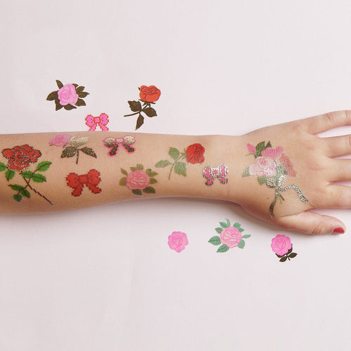 Paper Poetry Tattoos - Pixel Rose