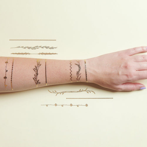 Paper Poetry Tattoos - Festival Boho