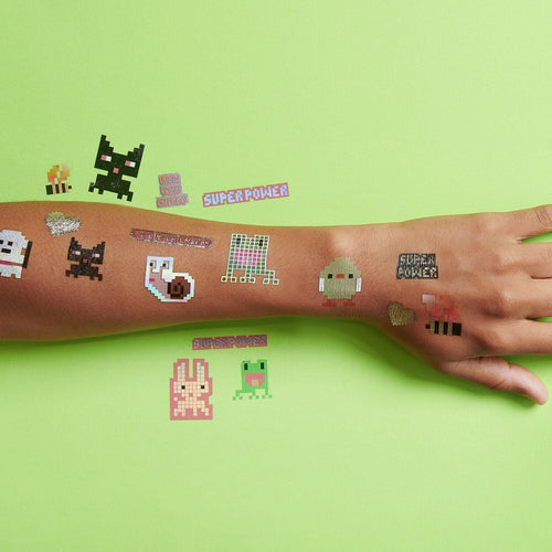 Paper Poetry Tattoos - Pixel Animal