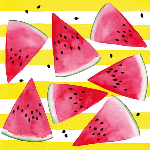 Napkins - Melon & Stripe