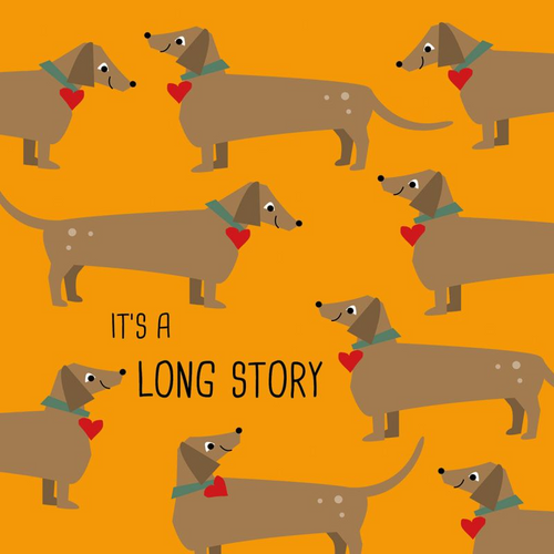 Napkins - Long Story Orange