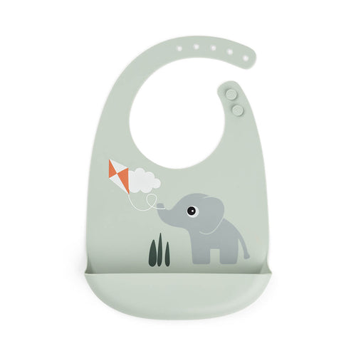Done by Deer Eating - Silicone Bib - Playground Green