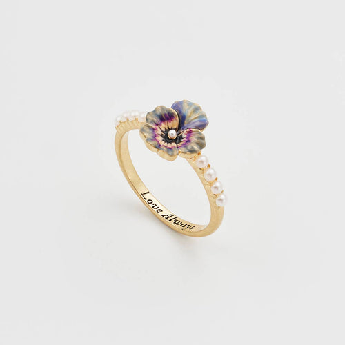 Fable Ring - Pansy Pearl