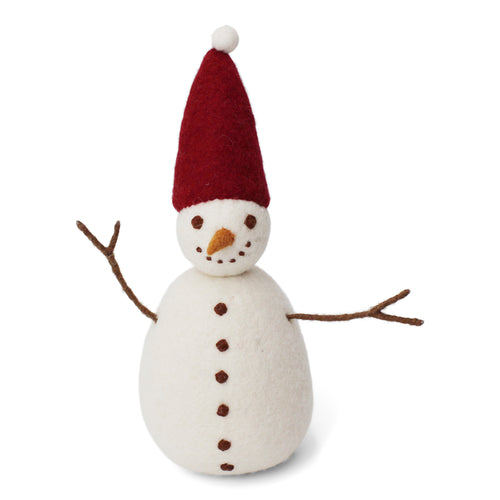 Gry & Sif Christmas - Handmade Felt Snowman Large