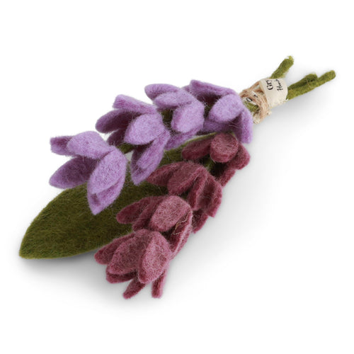 Gry & Sif Flowers - Felt Lavender & Leaf