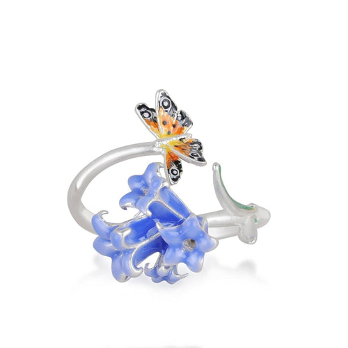 Bill Skinner Ring - Bluebell and Butterfly