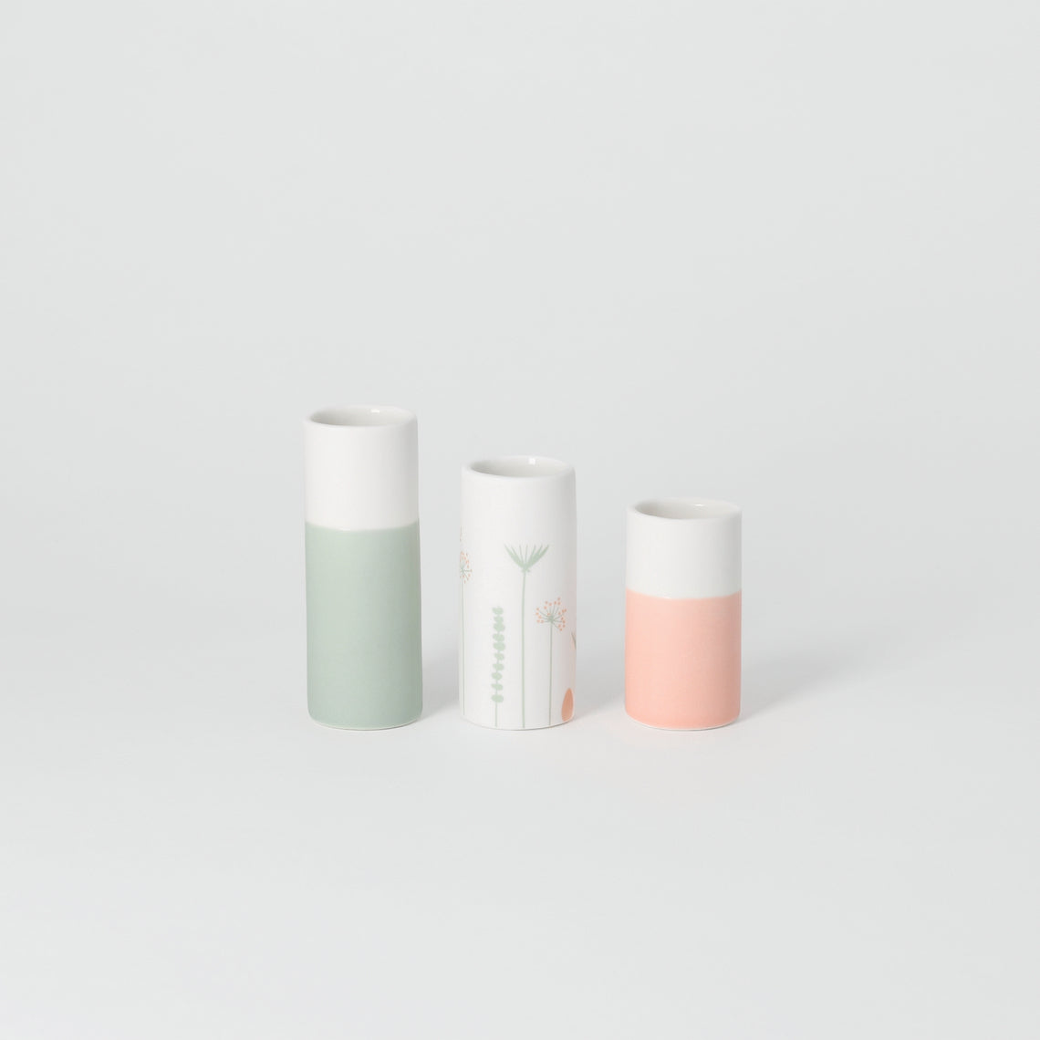 Rader Vase - Set of 3 Pastel Mini Vases