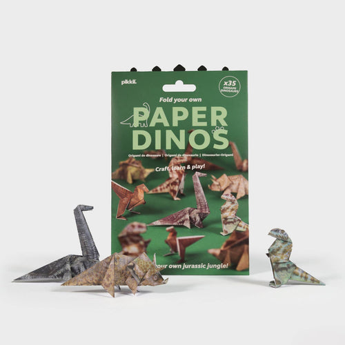Pikkii - Paper Dinos DIY Origami Kit