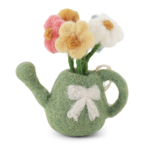 Gry & Sif Decoration - Felt Flowers in a Watering Can