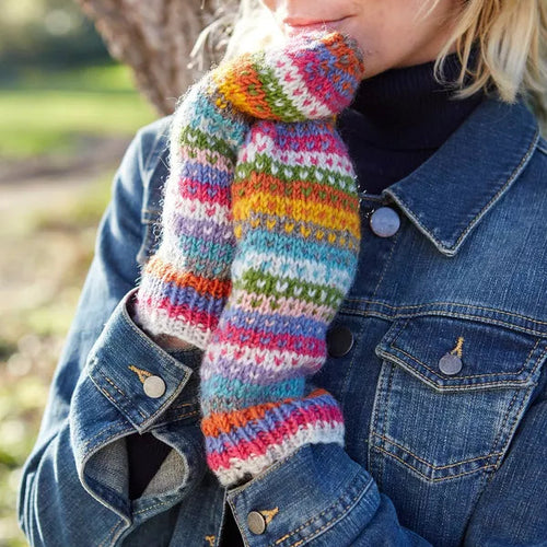 Pachamama Knitted Mittens - Villarica