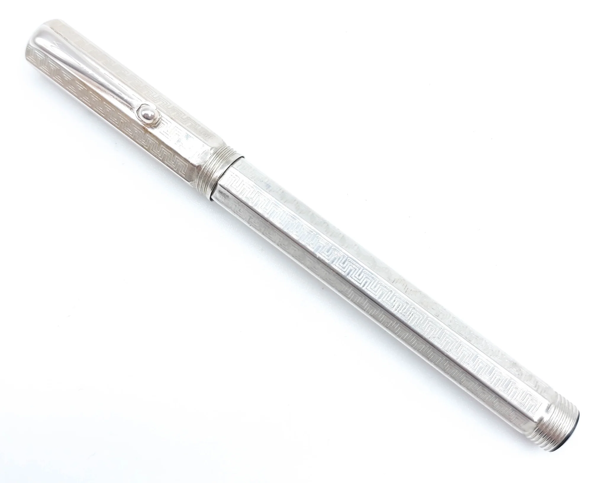 Pre-Owned Pen - Montegrappa Greek Reminiscence in Sterling Silver