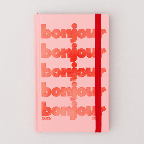 Bando 2026-20267 Diary - Classic 17-Month Academic Planner - Bonjour