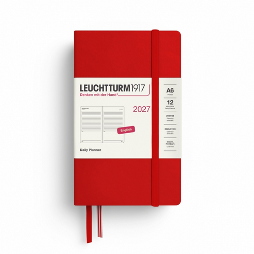 Leuchtturm1917 2027 Diary - Daily Planner A6 Hardcover