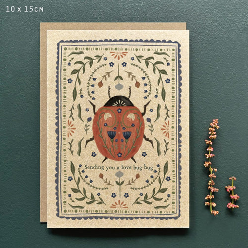 East of India Card - Lady Bug