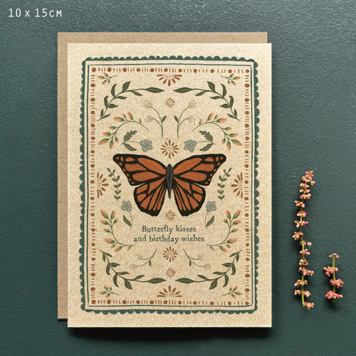 East of India Card - Butterfly Birthday
