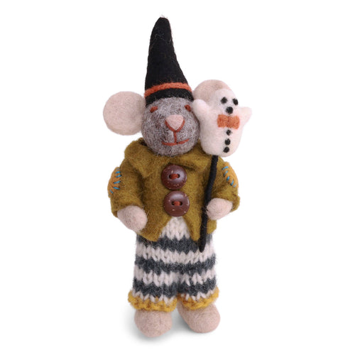 Gry & Sif Halloween - Boy Mouse with Halloween Ghost
