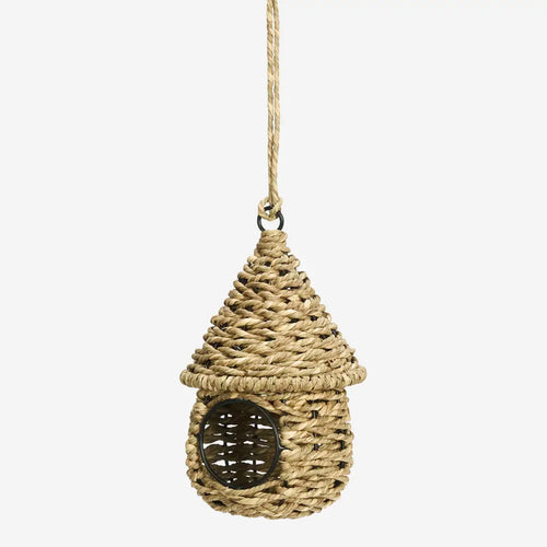 Madam Stoltz Garden - Natural Hanging Bird House Small