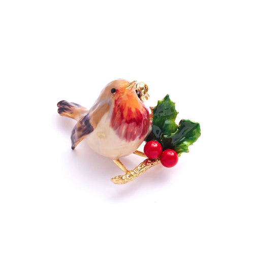 Bill Skinner Brooch - Robin