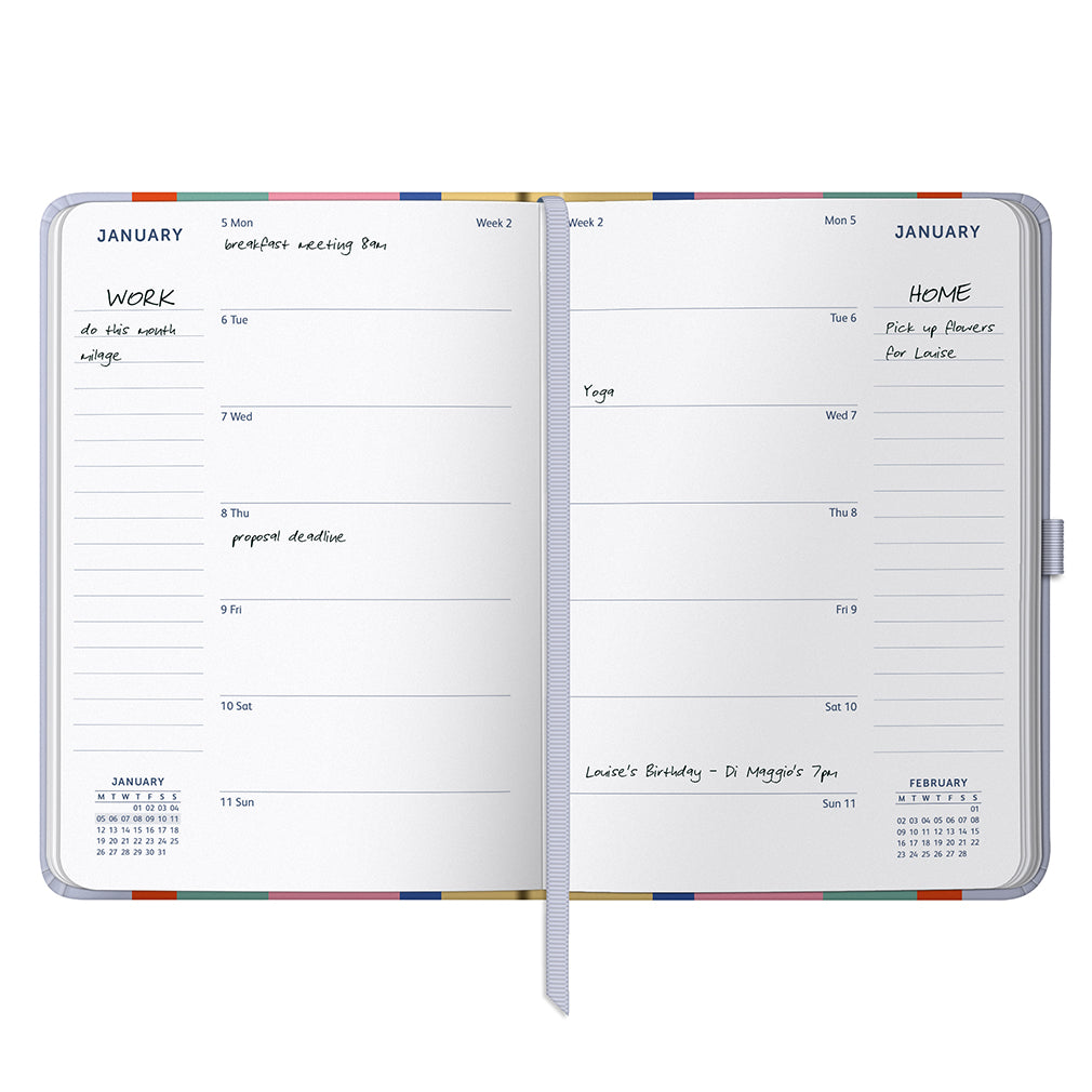 Busy B 2025-2026 Mid-Year Diaries - Stripe